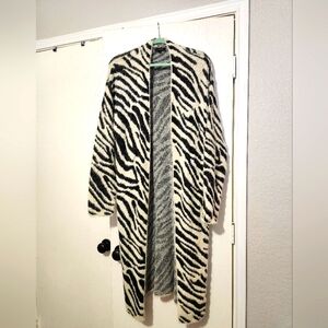 Zebra print duster size M/L